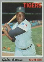 1970 Topps Baseball Cards      098      Gates Brown